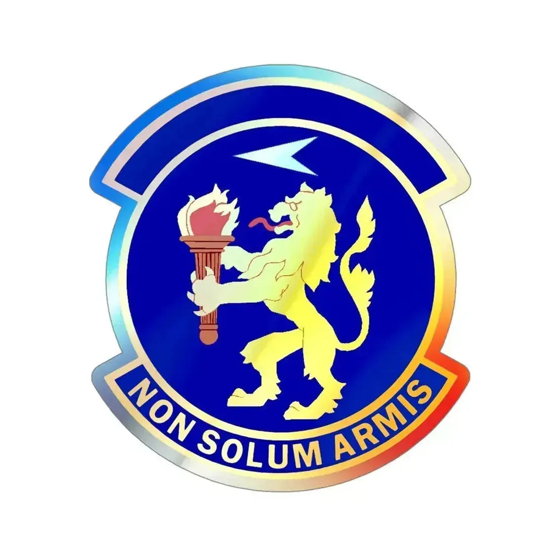 100 Operations Support Squadron USAFE (U.S. Air Force) Holographic STICKER Die-Cut Vinyl Decal 4 Inch Holographic - The Sticker Space