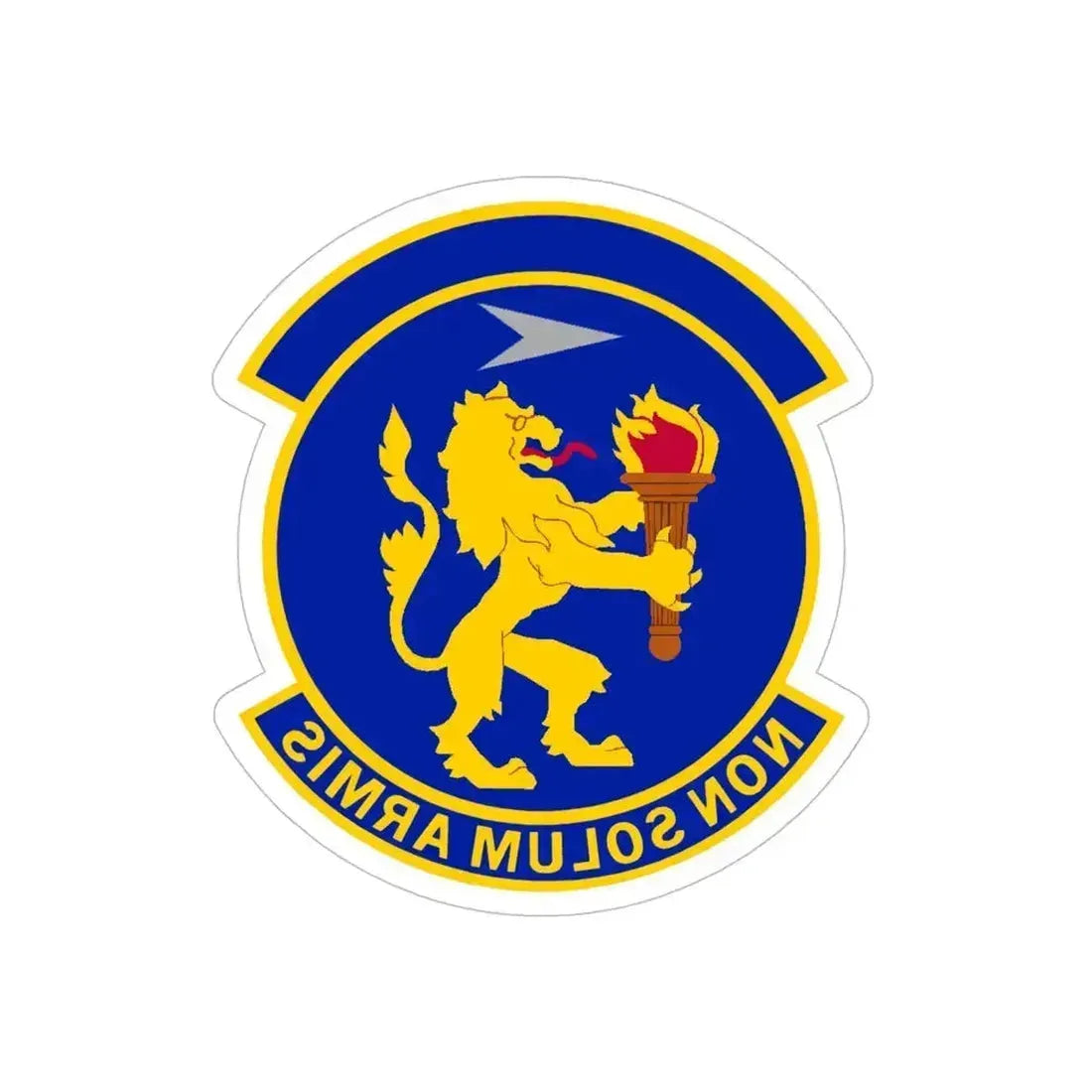 100 Operations Support Squadron USAFE (U.S. Air Force) REVERSE PRINT Transparent Die-Cut STICKER - The Sticker Space