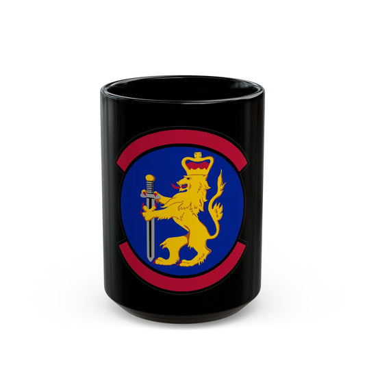 100 Security Forces Squadron USAFE (U.S. Air Force) Black Coffee Mug-15oz-The Sticker Space