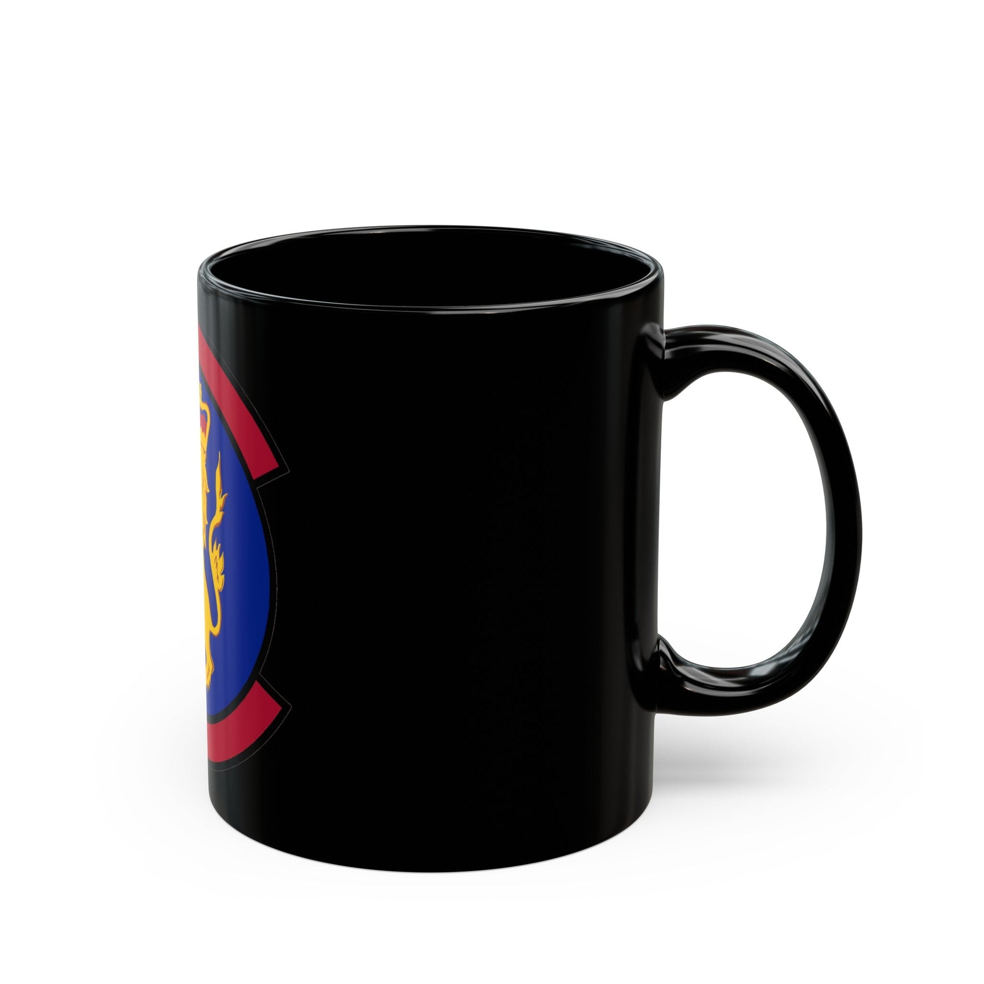 100 Security Forces Squadron USAFE (U.S. Air Force) Black Coffee Mug-The Sticker Space