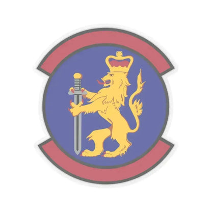 100 Security Forces Squadron USAFE (U.S. Air Force) STICKER Vinyl Kiss-Cut Decal 4 Inch Transparent - The Sticker Space