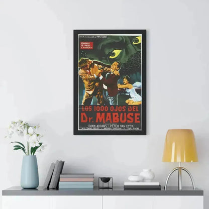 1000 EYES OF DR.MABUSE (2) 1960 - Framed Movie Poster - The Sticker Space