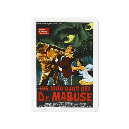 1000 EYES OF DR.MABUSE (2) 1960 Movie Poster - Refrigerator Magnet - The Sticker Space