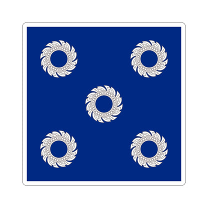 Flag Thai Admiral of the Fleet (Thailand) STICKER Vinyl Kiss-Cut Decal