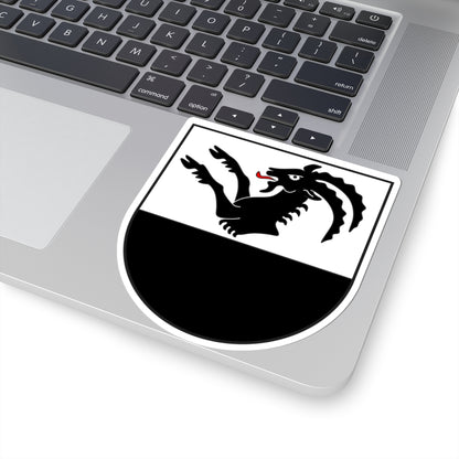 Sur Tasna Kreis wappen (Switzerland) (Coat of Arms) STICKER Vinyl Kiss-Cut Decal