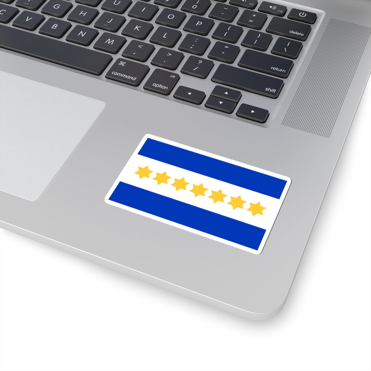 Otta Wallishs Israel Flag Proposal 1949 (Israel) STICKER Vinyl Kiss-Cut Decal