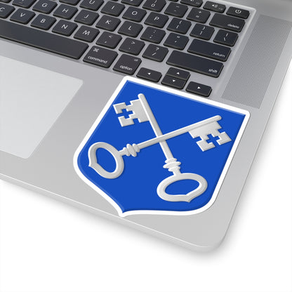 Abcoude Proosdij wapen (Netherlands) (Coat of Arms) STICKER Vinyl Kiss-Cut Decal