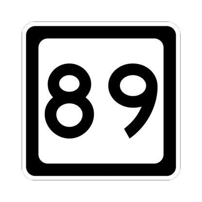 WV-89 (Virginia) (Road Sign) STICKER Vinyl Kiss-Cut Decal