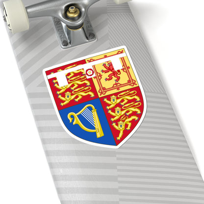 Arms of Edward Duke of Edinburgh (United Kingdom) (Coat of Arms) STICKER Vinyl Kiss-Cut Decal