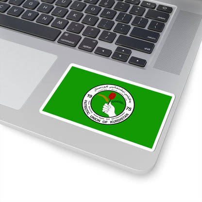 Flag of PUK (Iraq) STICKER Vinyl Kiss-Cut Decal