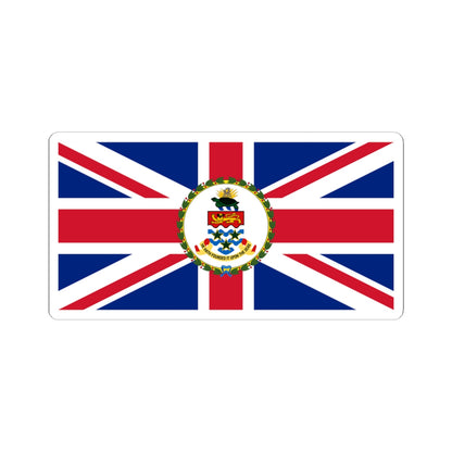Flag of the Governor of the Cayman Islands (United Kingdom) STICKER Vinyl Kiss-Cut Decal