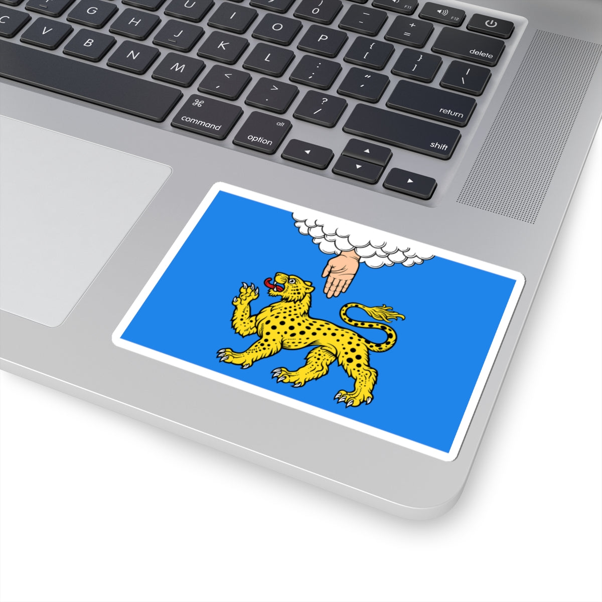 Flag of Pskov Pskov oblast (Russia) STICKER Vinyl Kiss-Cut Decal