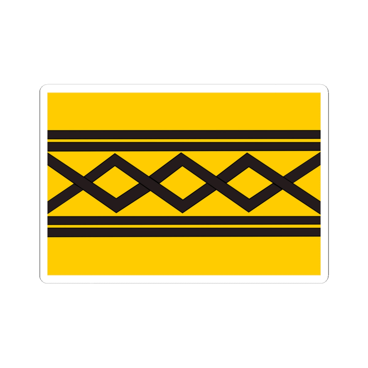 Flag of the West Midlands County (England) STICKER Vinyl Kiss-Cut Decal