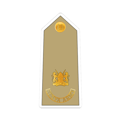10. Kenyan Army MAJ (Kenya) (Military Rank) STICKER Vinyl Kiss-Cut Decal