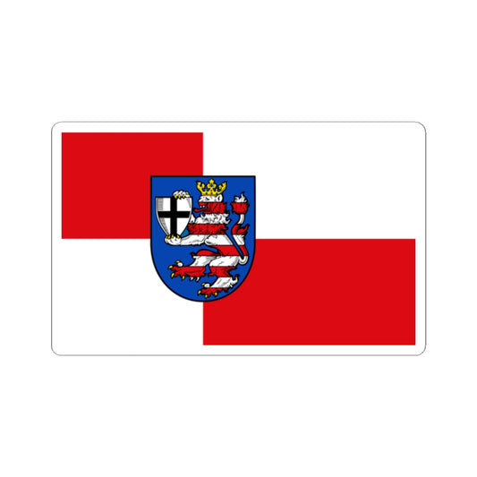 Flag of Marburg Biedenkopf Germany - STICKER Vinyl Kiss-Cut Decal