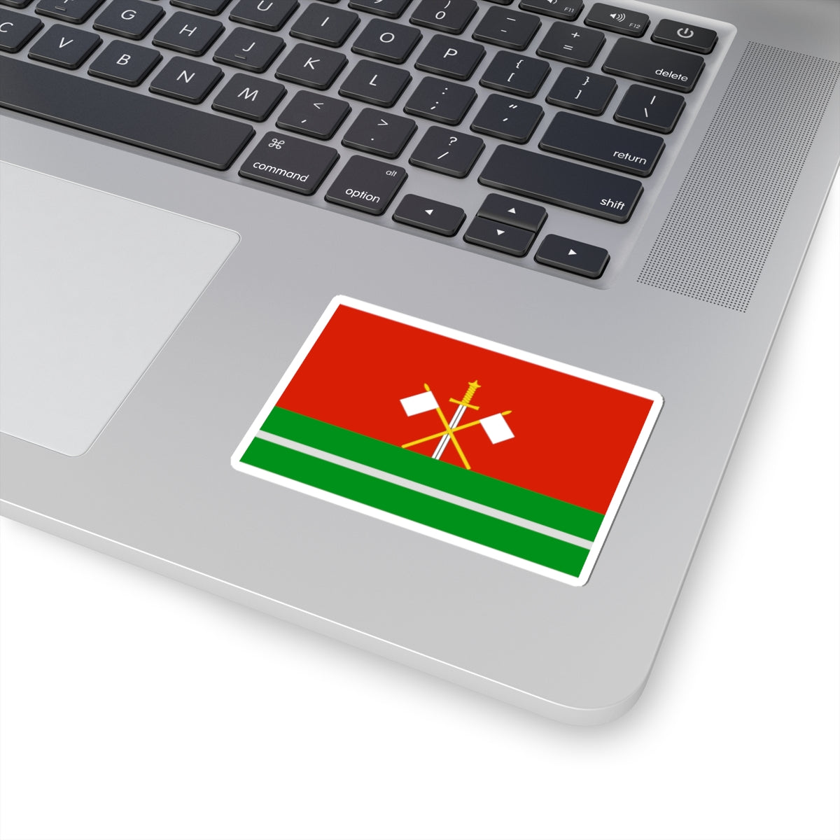 Flag of Monastyrschinsky rayon Smolensk oblast (Russia) STICKER Vinyl Kiss-Cut Decal
