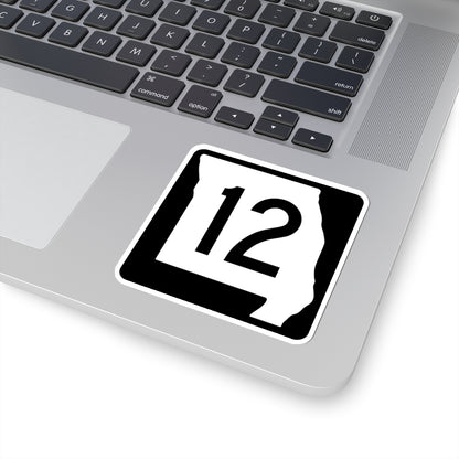 MO-12 (Missouri) (Road Sign) STICKER Vinyl Kiss-Cut Decal