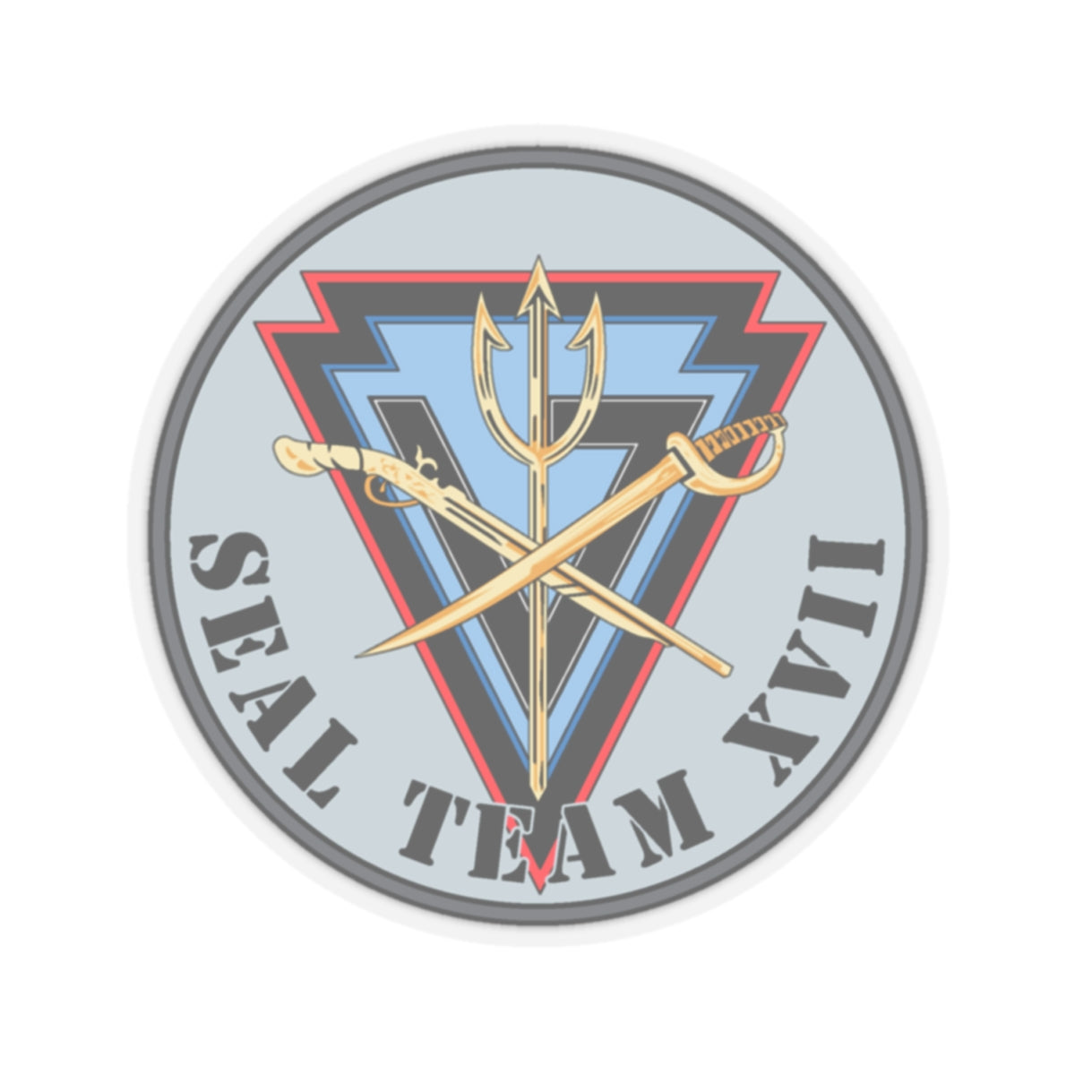 Seal Team XVII (U.S. Navy) STICKER Vinyl Kiss-Cut Decal