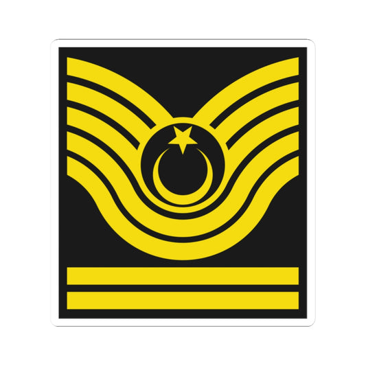 Army TUR OR 09 (Turkey) (Military Rank) STICKER Vinyl Kiss-Cut Decal
