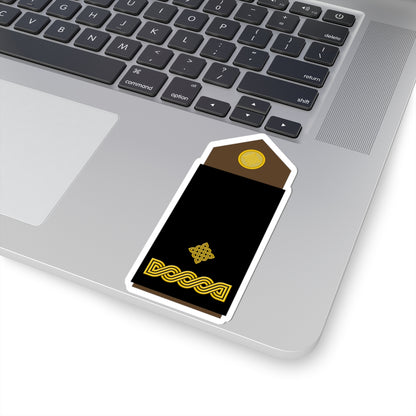 Army HRV OF 01b (Croatia) (Military Rank) STICKER Vinyl Kiss-Cut Decal