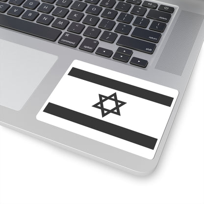Flag of Israel - White (Israel) STICKER Vinyl Kiss-Cut Decal