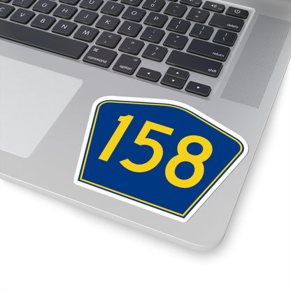 PR secondary 158 (Puerto Rico) (Road Sign) STICKER Vinyl Kiss-Cut Decal