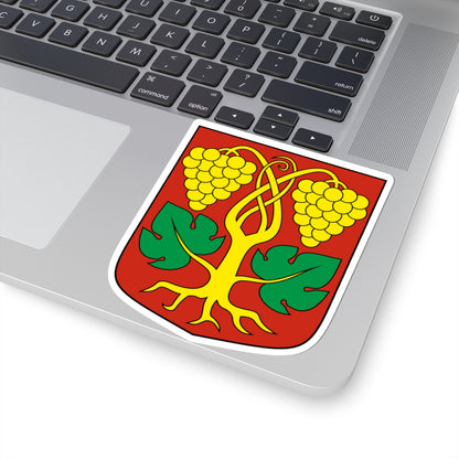Raron-blazon (Switzerland) (Coat of Arms) STICKER Vinyl Kiss-Cut Decal