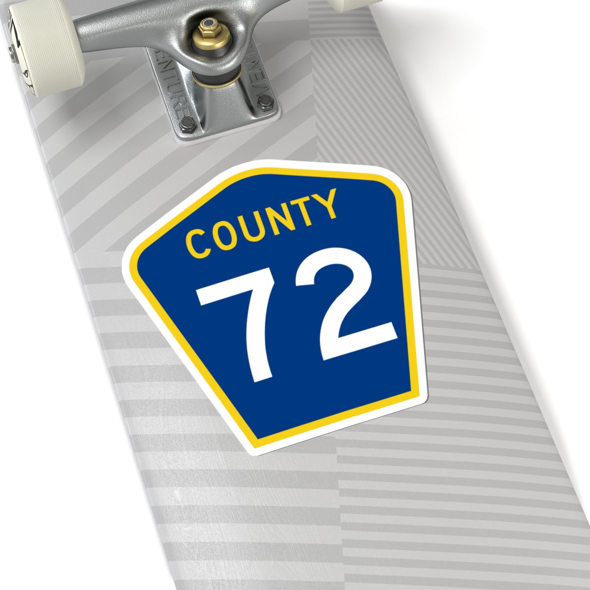 County 72 MN (Minnesota) (Road Sign) STICKER Vinyl Kiss-Cut Decal