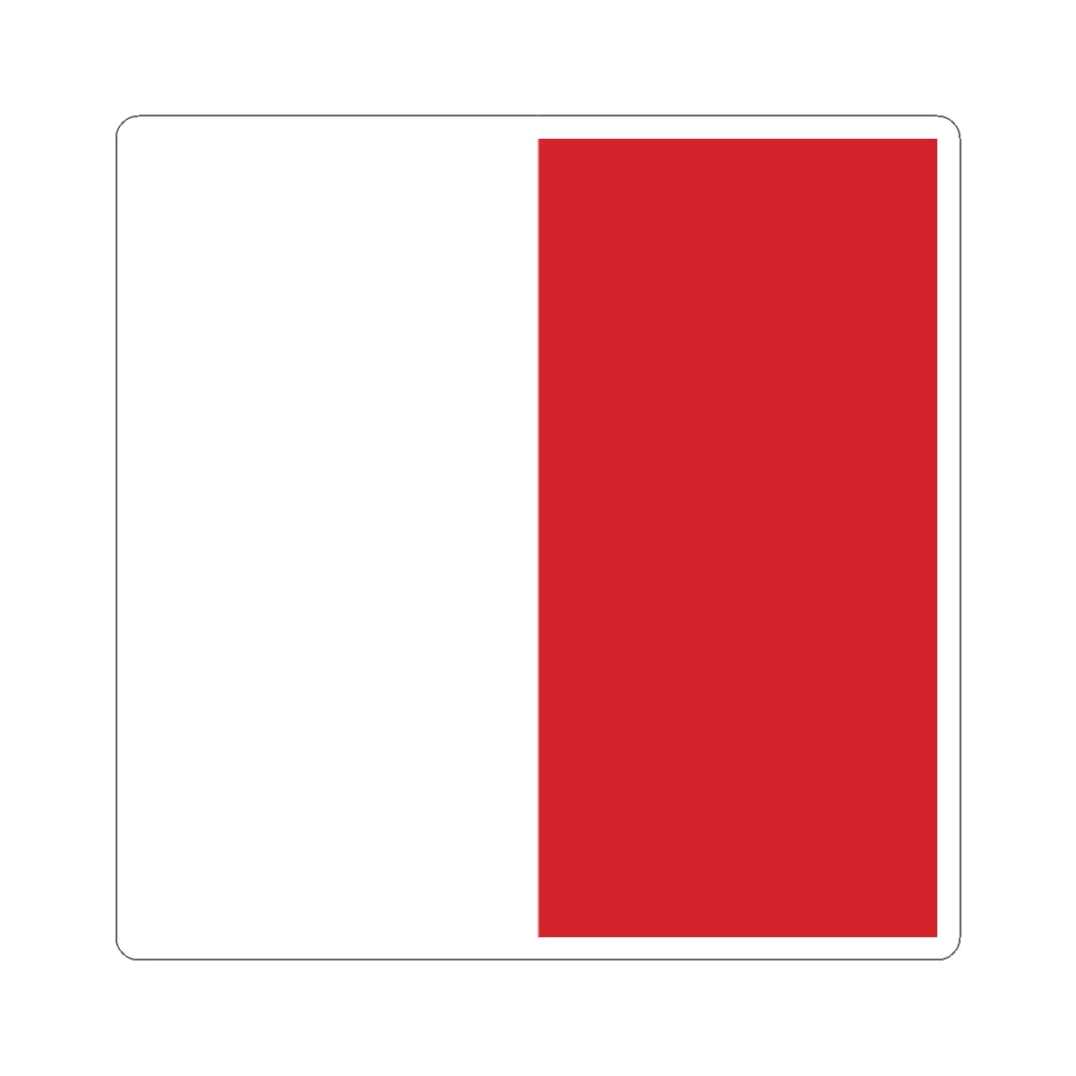 Flag of the Bishop of Sion (Switzerland) STICKER Vinyl Kiss-Cut Decal