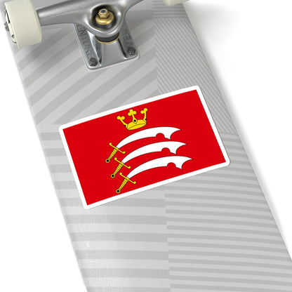 Flag of Middlesex (England) STICKER Vinyl Kiss-Cut Decal