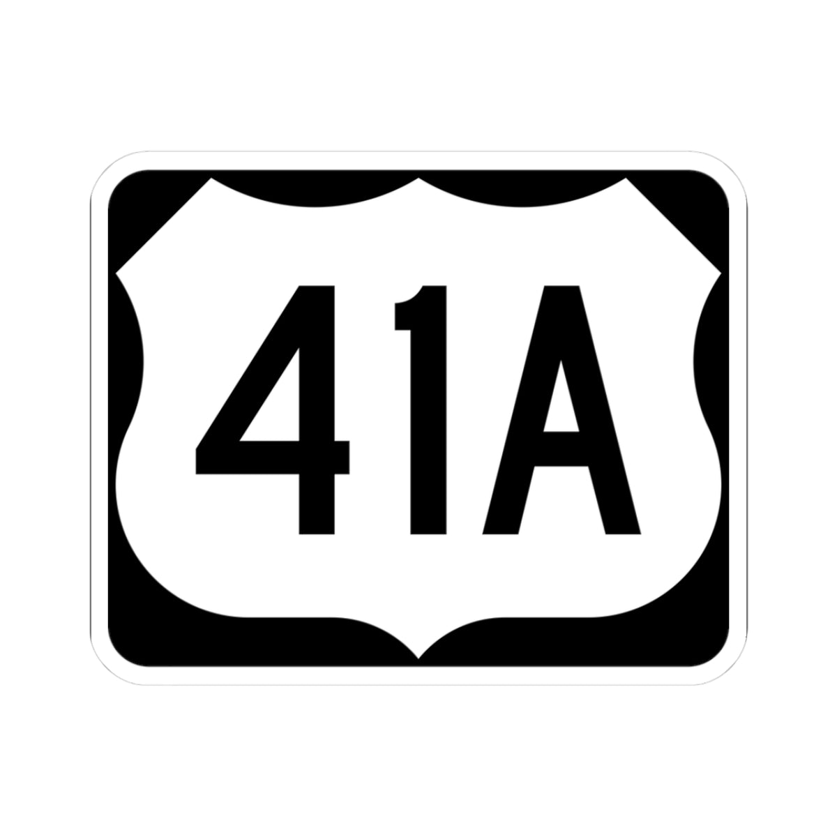 US 41A (Tennessee) (Road Sign) STICKER Vinyl Kiss-Cut Decal
