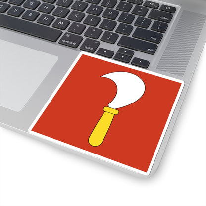 CHE Riesbach ZH Flag (Switzerland) STICKER Vinyl Kiss-Cut Decal