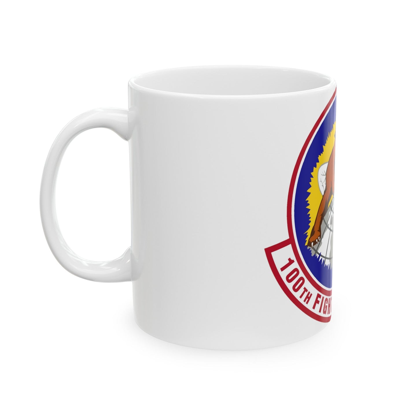 100th Fighter Squadron (U.S. Air Force) White Coffee Mug-The Sticker Space