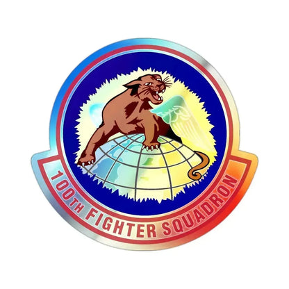 100th Fighter Squadron (U.S. Air Force) Holographic STICKER Die-Cut Vinyl Decal - The Sticker Space