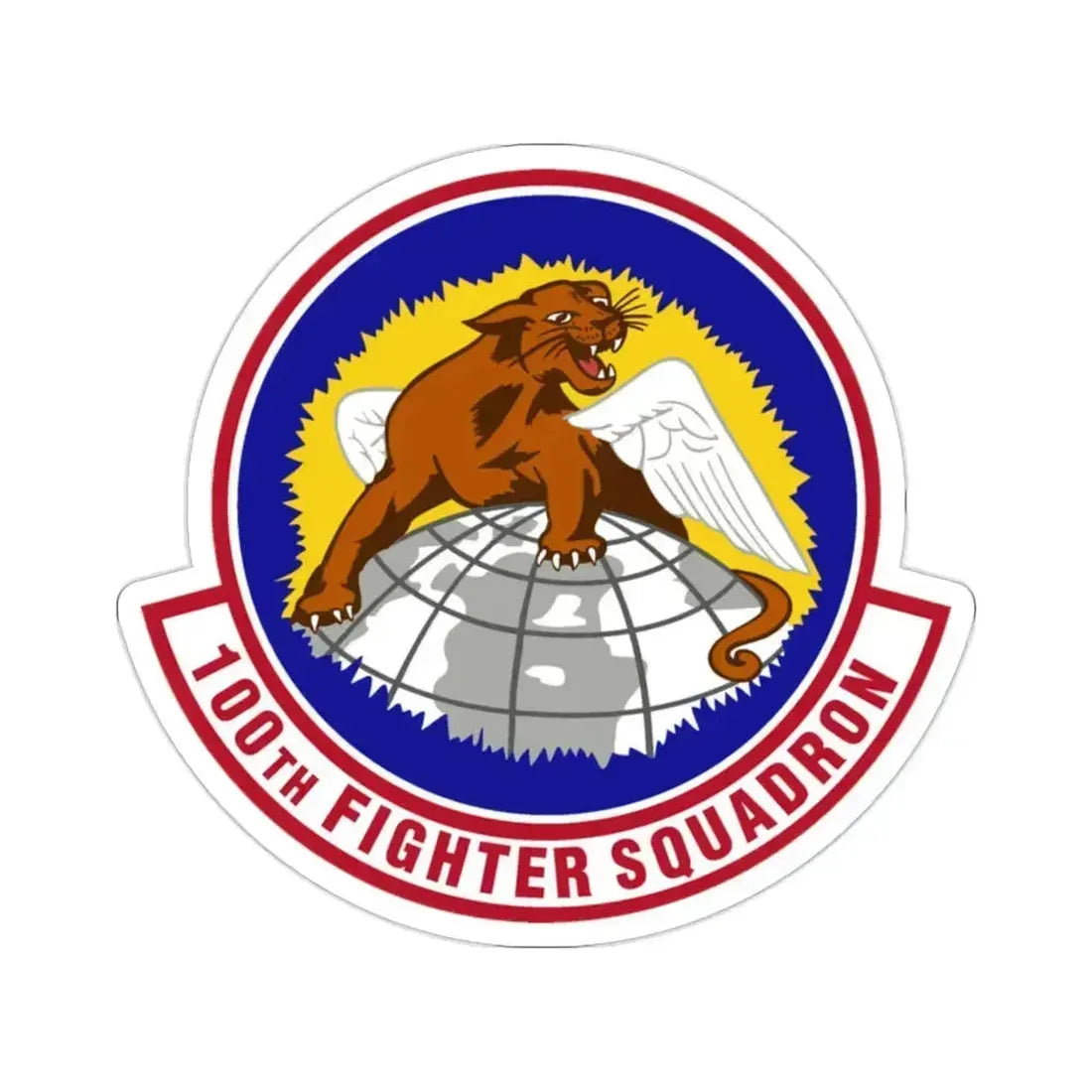 100th Fighter Squadron (U.S. Air Force) STICKER Vinyl Die-Cut Decal - The Sticker Space