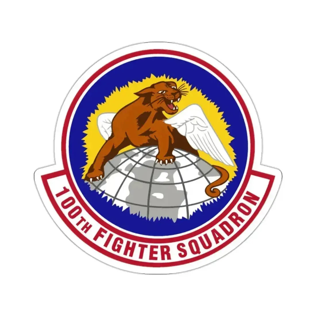 100th Fighter Squadron (U.S. Air Force) STICKER Vinyl Kiss-Cut Decal - The Sticker Space