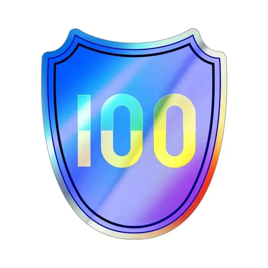 100th Infantry Division SSI (U.S. Army) Holographic STICKER Die-Cut Vinyl Decal 4 Inch Holographic - The Sticker Space