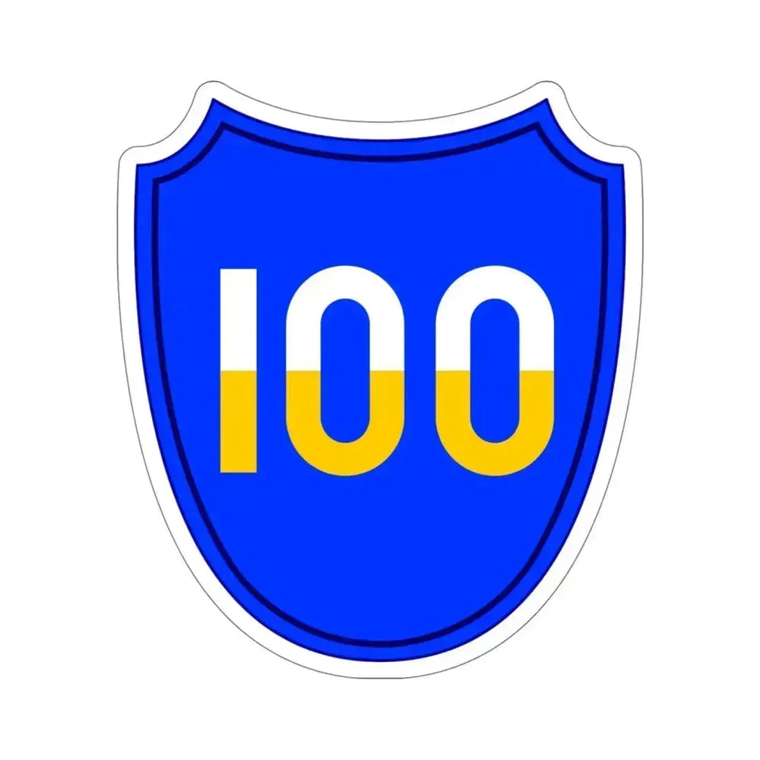 100th Infantry Division (U.S. Army) STICKER Vinyl Die-Cut Decal 5 Inch - The Sticker Space