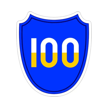 100th Infantry Division (U.S. Army) STICKER Vinyl Die-Cut Decal - The Sticker Space