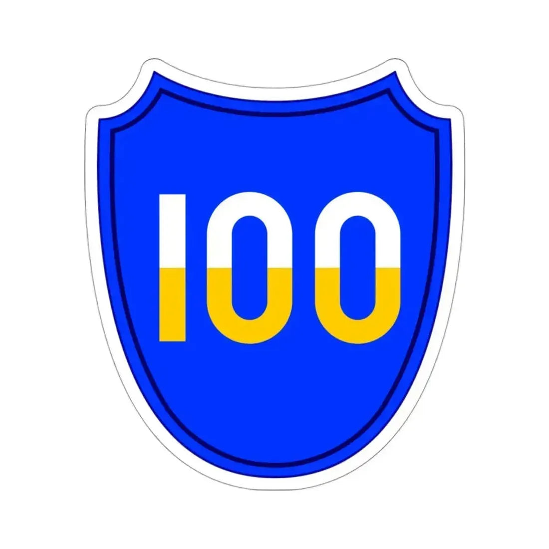 100th Infantry Division (U.S. Army) STICKER Vinyl Die-Cut Decal - The Sticker Space