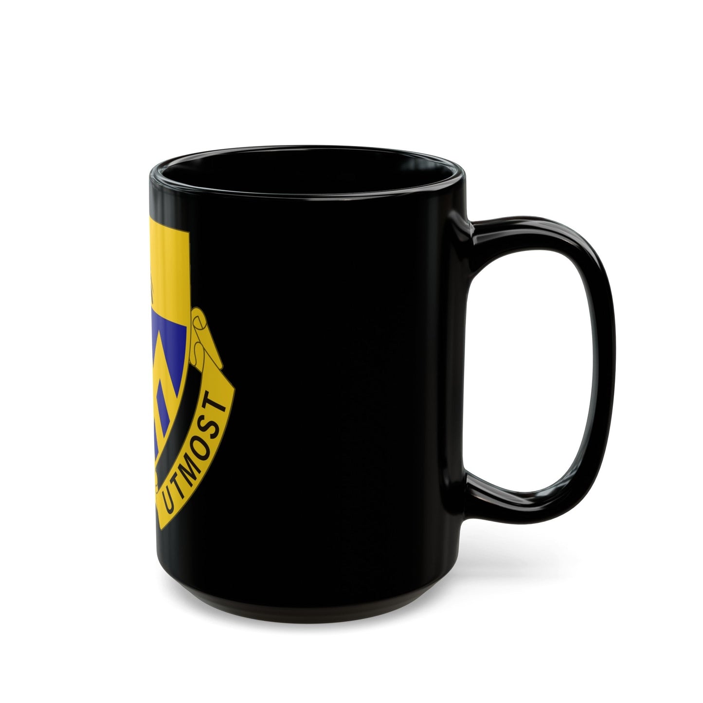 101 Cavalry Regiment (U.S. Army) Black Coffee Mug-The Sticker Space