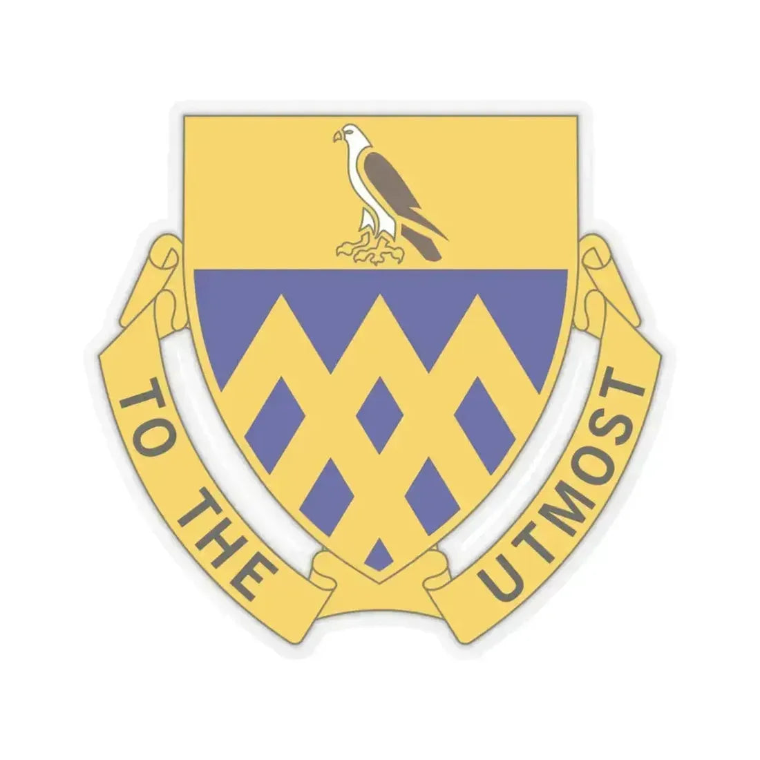 101 Cavalry Regiment (U.S. Army) STICKER Vinyl Kiss-Cut Decal 4 Inch Transparent - The Sticker Space