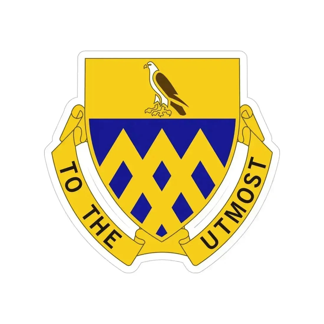 101 Cavalry Regiment (U.S. Army) Transparent STICKER Die-Cut Vinyl Decal 5 Inch - The Sticker Space