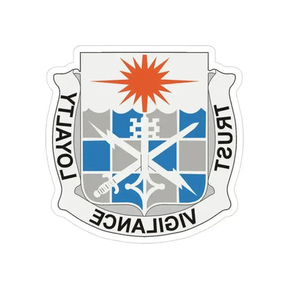 101 Military Intelligence Battalion (U.S. Army) REVERSE PRINT Transparent Die-Cut STICKER 3 Inch Die-Cut Transparent - The Sticker Space
