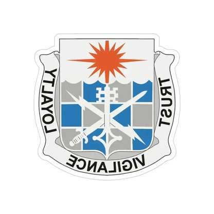 101 Military Intelligence Battalion (U.S. Army) REVERSE PRINT Transparent Die-Cut STICKER 6 Inch Die-Cut Transparent - The Sticker Space