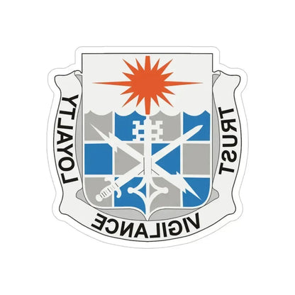 101 Military Intelligence Battalion (U.S. Army) REVERSE PRINT Transparent Die-Cut STICKER - The Sticker Space
