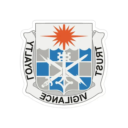 101 Military Intelligence Battalion (U.S. Army) REVERSE PRINT Transparent Die-Cut STICKER - The Sticker Space