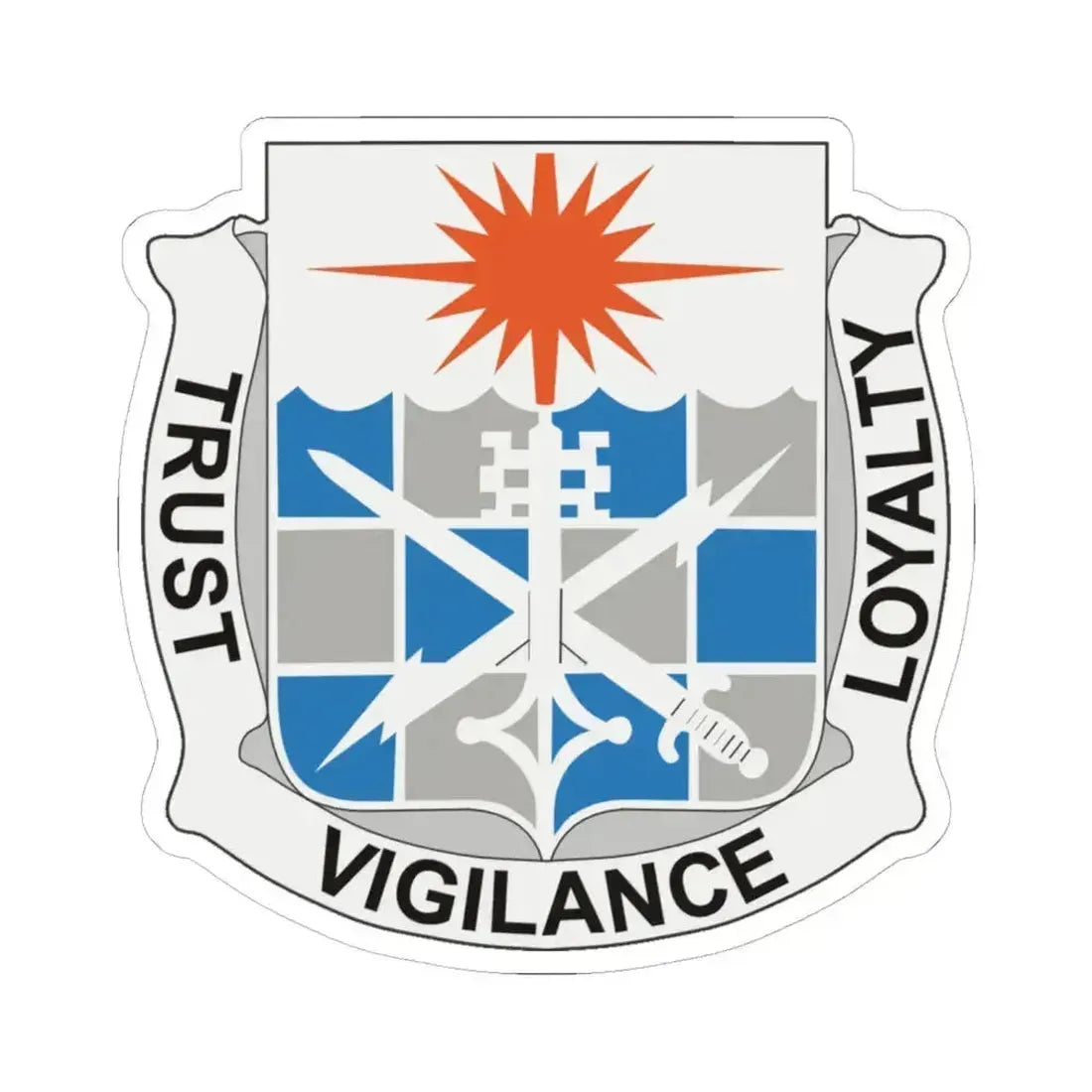 101 Military Intelligence Battalion (U.S. Army) STICKER Vinyl Kiss-Cut Decal 6 Inch White - The Sticker Space