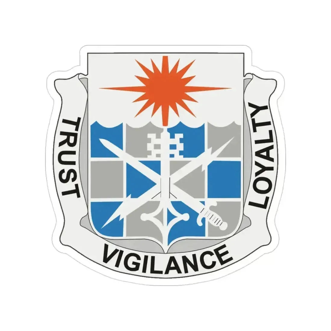 101 Military Intelligence Battalion (U.S. Army) Transparent STICKER Die-Cut Vinyl Decal 3 Inch - The Sticker Space