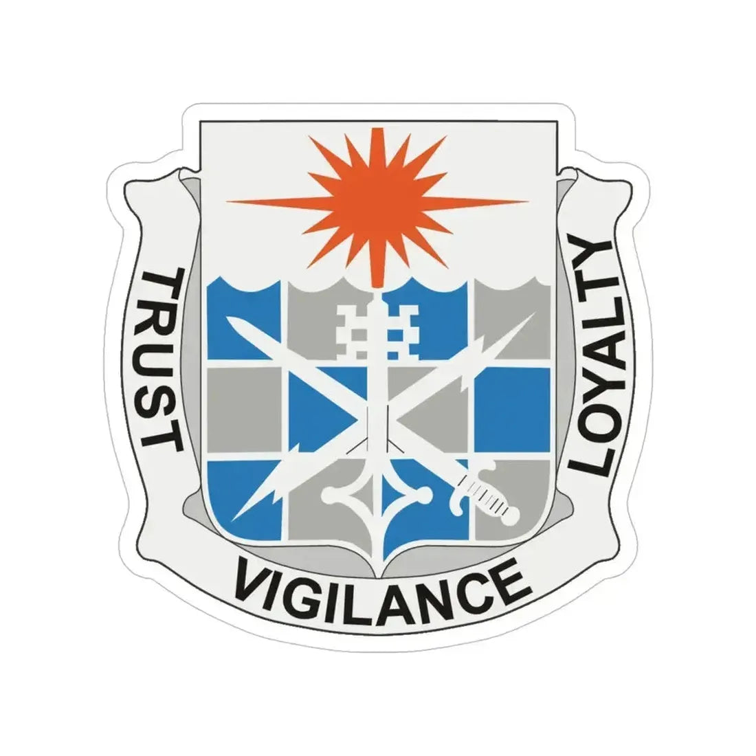 101 Military Intelligence Battalion (U.S. Army) Transparent STICKER Die-Cut Vinyl Decal 5 Inch - The Sticker Space